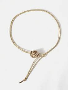 MOTF PREMIUM NEW FLOWER WAIST ROPE - Khaki - View 3