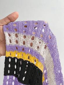 Maweii 女士针织开衫，半袖，纽扣设计，半透明，常规款式，性感派对度假春夏风格，适合挤奶女工等夏季穿着，也适合参加节日狂欢派对。 - 彩色 - 查看 5