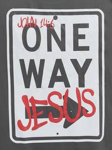 Modcrash White Shark 男士休闲时尚街头字母印花圆领背心，夏季，复古美式，男女通用，宽松版型夏季服装 – 适合日常穿着和夏季度假服装。 - 深灰色 - 查看 6