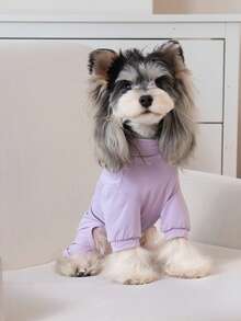 PETSIN 狗狗服装、猫咪服装、小型动物服装、春夏新品、猫咪服装、休闲服装、居家狗狗服装、小型动物连体衣 - 彩色 - 查看 13