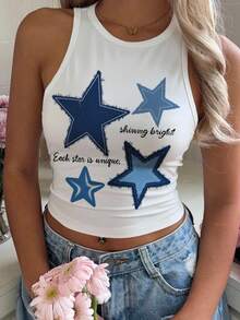 Modelyn Casual Minimalist Round Neck Tight Fit Women Tank Top, Suitable For Summer - Multicolor - View 1