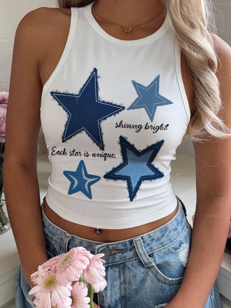 Modelyn Casual Minimalist Round Neck Tight Fit Women Tank Top, Suitable For Summer - Multicolor - View 1