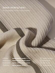 GLOWMODE 1 Pair Shuffle & Glow Sweat-Wicking Quick-Dry Arch Support Reflective Seamless Tube Socks Running Jogging Training Tennis Daily Active Wear - Khaki - View 5