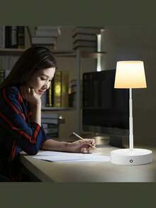 Rechargeable Touch LED Table Lamp - Portable Stepless Dimmable Night Lamp With Extendable Arm, Ideal For Creating Bedroom Ambiance, Perfect For Couples' Dinners Or Bedside Reading - Warm white light - View 7