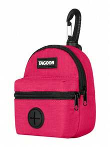 Bolsa para premios de perro, Soporte para bolsas de excremento de perro apto para correa, Contenedor de aperitivos para mascotas con bolsillo interior, Suministros para perros pequeños, Excelente para entrenamiento y paseos, Dispensador de bolsas de residuos de perro sin manos, Accesorios de viaje para perros - Multicolor - Ver 9
