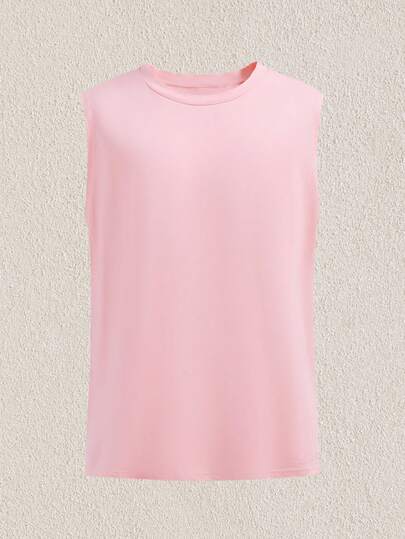 Mercer Haus 2025 男士时尚休闲宽松圆领无袖嘻哈街头风背心