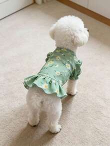 PETSIN Váy mùa xuân mới và váy cho chó, quần áo cho mèo, váy thú cưng dễ thương, trang phục cho chó, váy mùa xuân mới. - Nhiều màu - Xem 4