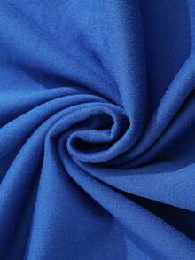 PAVTROS Men's Casual Colorblock Striped T-Shirt, Summer - Royal Blue - View 7