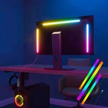 1PC RGB Gaming Monitor LED Backlight Strip, USB Powered Ambient Lighting, Suitable For 24/32 Inch Computer And TV Screens, Suitable For Movies, Games, Music, And Office Use - USB - View 3