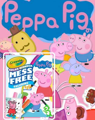  Crayola Color Wonder Mess Free: Peppa Pig Coloring Pad & Markers (BIN757000)