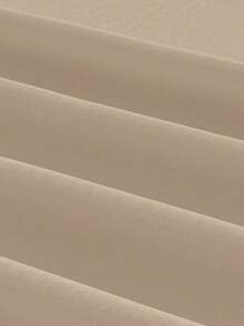 Vintamour 复古优雅女士T恤，春夏修身针织镂空小立领短袖上衣，浅杏色，休闲/通勤/度假返校服装教师服装衬衫秋季服装音乐会女装校园服装外出上衣复古美学带袖上衣早午餐女装女装音乐会女装商务女装秋季女装工作女装 - 駝色 - 查看 8