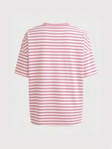 EMERY ROSE 数码印花宽松圆领短袖T恤 - 彩色 - 查看 2