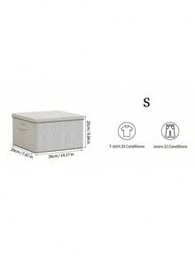 Large Foldable Storage Box Coming Soon! Moisture & Mildew Resistant, One-Touch Organizing For All Your Home Stuff - Grey - View 11
