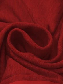 Manfinity Roghcode Men's Streetwear Winter Thick Knit Sweatpants,Red And White Stripe Sports Pants With Elastic Waist & Drawstring,Los Angeles Graphic For Daily Work - Red - View 6