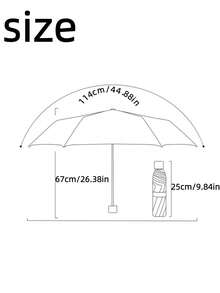 Joivida 双用途折叠遮阳伞，便携易用，简约时尚，晴雨两用，是旅行必备佳品。 - 彩色 - 查看 5