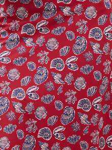 Nöista 这款高腰长裙采用轻盈印花面料，廓形流畅优美，尽显身材曲线。面料柔软透气，垂坠感极佳，是夏季、春季和复活节穿搭的理想之选。也适合度假、海滩、休闲时尚以及从白天到夜晚的优雅造型。 - 紅色 - 查看 6