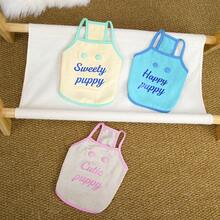 PETSIN Quần áo thú cưng mùa xuân mới, đồ dùng cho thú cưng, quần áo cho thú cưng, áo ba lỗ cho chó, áo thun cho mèo, trang phục cho gấu bông, trang phục cho động vật nhỏ, áo ba lỗ thường ngày mát mẻ, quần áo cho chó, quần áo cho mèo, áo ba lỗ hai mùa xuân hè mới. - Nhiều màu - Xem 7