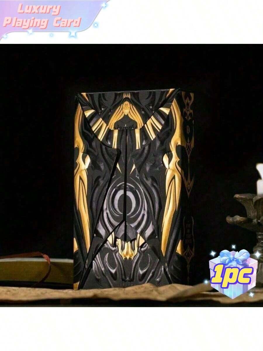 SHEIN 1pc-54 Đồ họa độ nét cao của bộ bài Devil's Eye, Trò chơi luyện tập ma thuật bài thú vị, Bộ bài cứng giải đố, Bền (Nếu quá nhỏ, vui lòng kiểm tra kích thước trước khi đặt A.Txt) - Nhiều màu - Xem 1