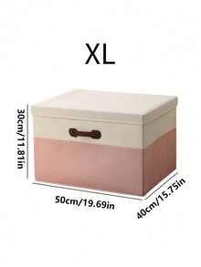 Pink Japanese Folding Clothes Storage Box, Drawer Style Organizer With Lid For Closet Organization And Storage, Large Capacity Collapsible Container For Toys, Blankets, Sweaters, Home Organization Essentials, Space Saving Solution For Bedroom - Pink - View 10