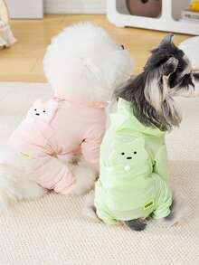 PETSIN 狗狗服装、猫咪服装、小型动物服装、春夏新品、猫咪服装、休闲服装、居家狗狗服装、小型动物连体衣 - 彩色 - 查看 2