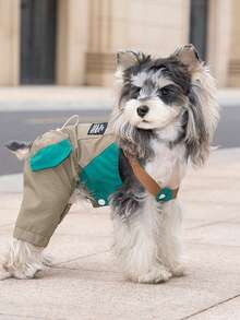 PETSIN 狗狗服装、猫咪服装、小型动物服装、春夏新品、猫咪服装、休闲服装、居家狗狗服装、小型动物连体衣 - 彩色 - 查看 6