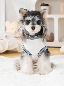 PETSIN Quần áo thú cưng mùa xuân mới, đồ dùng cho thú cưng, quần áo cho thú cưng, áo ba lỗ cho chó, áo thun cho mèo, trang phục cho gấu bông, trang phục cho động vật nhỏ, áo ba lỗ thường ngày mát mẻ, quần áo cho chó, quần áo cho mèo, áo ba lỗ hai mùa xuân hè mới. - Nhiều màu - Xem 12