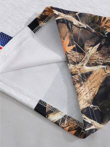 PAVTROS 1 chiếc áo nỉ nam dáng rộng, họa tiết rằn ri kiểu xe đua, thiết kế phối màu tương phản, kiểu áo nỉ ngắn tay, trang phục thường ngày thoải mái cho thanh niên, mùa thu/đông, ý tưởng quà tặng tuyệt vời. - trắng - Xem 5