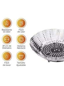 DeTODO 不锈钢蒸笼 蒸蔬菜 - 查看 3