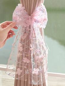 1 件窗帘带，蝴蝶结飘带，蝴蝶结带 - 彩色 - 查看 5