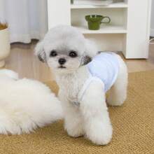 PETSIN Quần áo thú cưng mùa xuân mới, đồ dùng cho thú cưng, quần áo cho thú cưng, áo ba lỗ cho chó, áo thun cho mèo, trang phục cho gấu bông, trang phục cho động vật nhỏ, áo ba lỗ thường ngày mát mẻ, quần áo cho chó, quần áo cho mèo, áo ba lỗ hai mùa xuân hè mới. - Nhiều màu - Xem 11