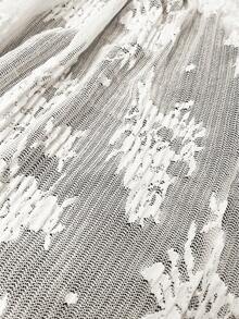 Roelina Áo sơ mi dài tay xếp nếp kiểu dáng thường ngày dành cho nữ - trắng - Xem 7