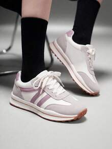 女士休闲运动鞋 - 米色 - 查看 1