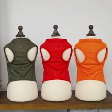 PETSIN Quần áo thú cưng mùa xuân mới, đồ dùng cho thú cưng, quần áo cho thú cưng, áo ba lỗ cho chó, áo thun cho mèo, trang phục cho gấu bông, trang phục cho động vật nhỏ, áo ba lỗ thường ngày mát mẻ, quần áo cho chó, quần áo cho mèo, áo ba lỗ hai mùa xuân hè mới. - Nhiều màu - Xem 8