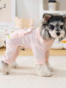 PETSIN 狗狗服装、猫咪服装、小型动物服装、春夏新品、猫咪服装、休闲服装、居家狗狗服装、小型动物连体衣 - 彩色 - 查看 7