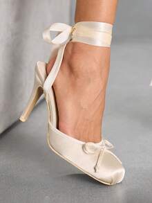 CUCCOO SZL Zapatos de tacón para mujer - Albaricoque - Ver 9