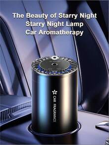 Teckwe 车载星空灯智能香薰机，可充电迷你纳米自动喷雾香氛扩散器，车载香水精油扩散器，星空车顶氛围灯香薰机（300毫安时电池） - 彩色 - 查看 2