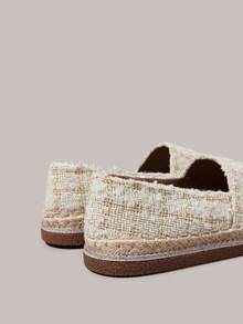 Styleloop Women's Apricot Color Matching Holiday Style Casual Style Bohemian Style Slip-On Loafers Flat Shoes, Holiday Wear, A Must For Travel - Apricot - View 5