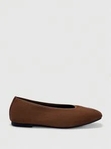 CUCCOO BIZCHIC Women's Flat Shoes - Coffee Brown - View 2