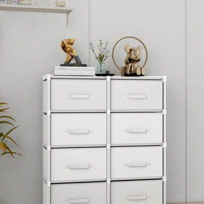 Closet; Portable Closet, Closet Organizer, Multi-Purpose Home Item, Small And Medium-Sized, Cube Storage Cabinet With Drawers, Dust-Proof Wardrobe, Shelves, Shoe Rack, Shoe Cabinet, Independent Display, Free Assembly, Floor-Standing Assembly Storage Rack, Bedroom And Living Room Household Items, Suitable For Indoor Storage, Bedroom, Living Room, Study, Office Storage, Holiday Storage, Holiday Gifts