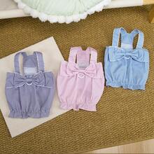 PETSIN 狗狗服装、猫咪服装、动物裙装、宠物春夏新品系列、幼犬连衣裙、公主风百搭连衣裙、条纹印花、小型动物服装、清凉防晒霜 - 彩色 - 查看 5