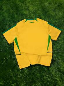 Aesthetic Post 男士字母印花圆领休闲宽松T恤 - 彩色 - 查看 3