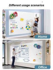 Bảng trắng từ tính dán tường 19,69 inch - Cắt theo yêu cầu, không trầy xước, phù hợp cho lớp học, văn phòng và nhà ở, kèm hộp quà tặng sang trọng miễn phí. - Bảng trắng 40*50cm - Xem 7