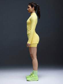 Powerista Women Sports Sweatshirts - Yellow - View 5