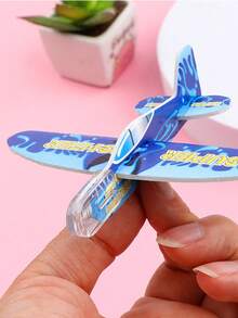 MINKOJA 10pcs 20pcs Mini Airplane Toys For Kids, Foam Small Airplane Models, Assembly Hand-Thrown Fighter Jets, Gifts For Kindergarten Children - Multicolor - View 7