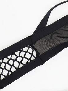 DrisQ 1件男士性感黑色网眼内裤 - 黑色 - 查看 4