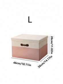 Pink Japanese Folding Clothes Storage Box, Drawer Style Organizer With Lid For Closet Organization And Storage, Large Capacity Collapsible Container For Toys, Blankets, Sweaters, Home Organization Essentials, Space Saving Solution For Bedroom - Pink - View 14