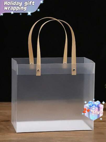 10个透明礼品袋，用于包装和储存节日礼物情人节、情人节婚礼、生日、储物盒