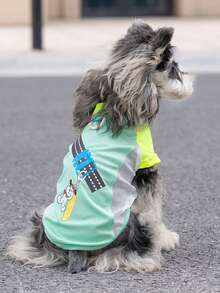 PETSIN 宠物春季新款狗狗服装 动物用品 宠物服装 狗狗背心 猫咪T恤 泰迪熊套装 小型动物服装 休闲酷炫背心 狗狗服装 猫咪服装 春夏两季新款背心 - 彩色 - 查看 11