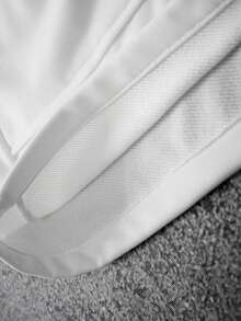 Sport MetroGents Quần short thể thao nam in hình bò tót, có dây rút và túi ở eo, thích hợp cho phòng tập gym. - trắng - Xem 5