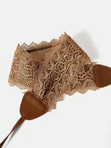 MOTF PREMIUM LACE BROWN STRAP BELT - Brown - View 9